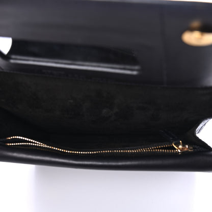 Alexander McQueen Crocodile Embossed Legend Crossbody Bag Black 4 of 4