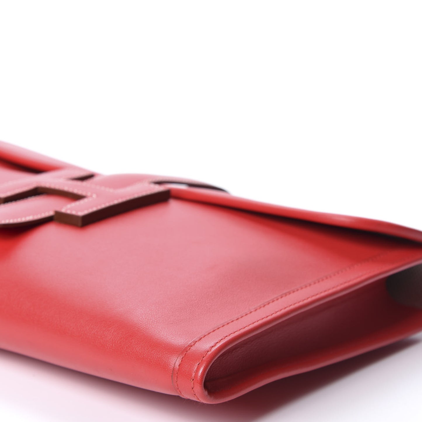 Veau Gulliver Jige PM Clutch Rouge Vif