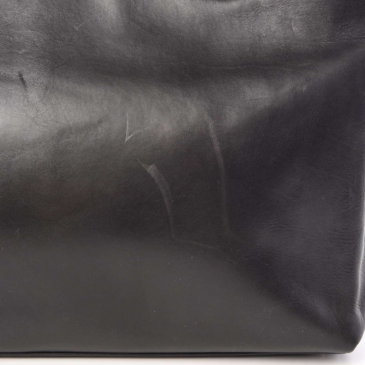 Chanel Glazed Calfskin Boy Tote Black 9 of 20