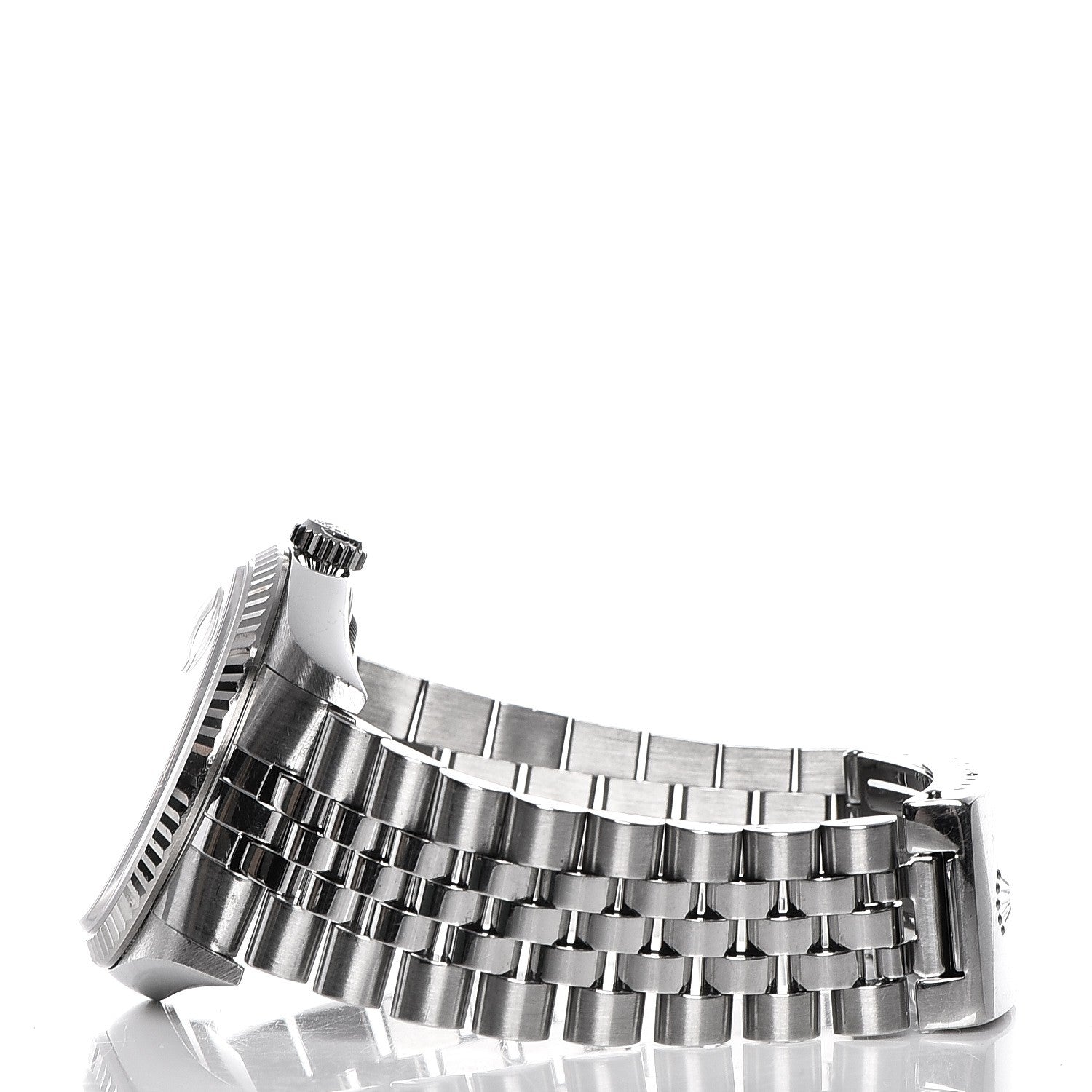 Rolex Stainless Steel 18K White Gold Diamond 36mm Oyster Perpetual Datejust Watch Silver 16234 3 of 10