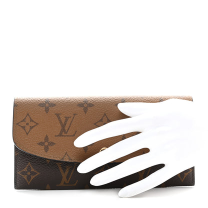 Louis Vuitton Reverse Monogram Emilie Wallet 2 of 9