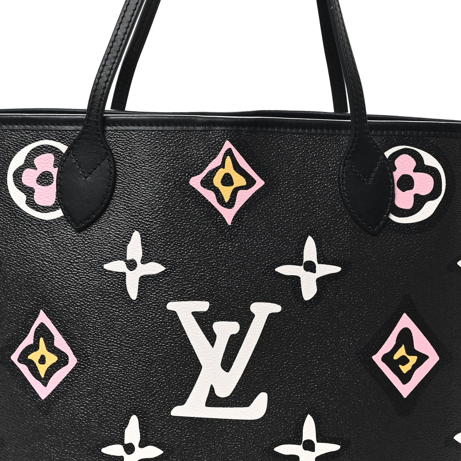 Louis Vuitton Monogram Giant Wild at Heart Neverfull MM Black 8 of 11