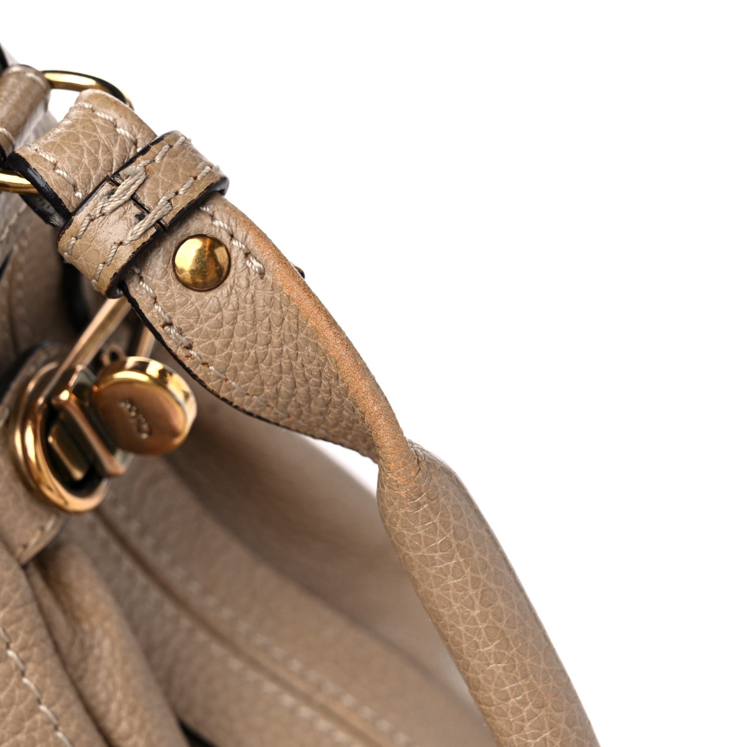 Chloe Calfskin Medium PARATY Barbour Khaki 13 of 15