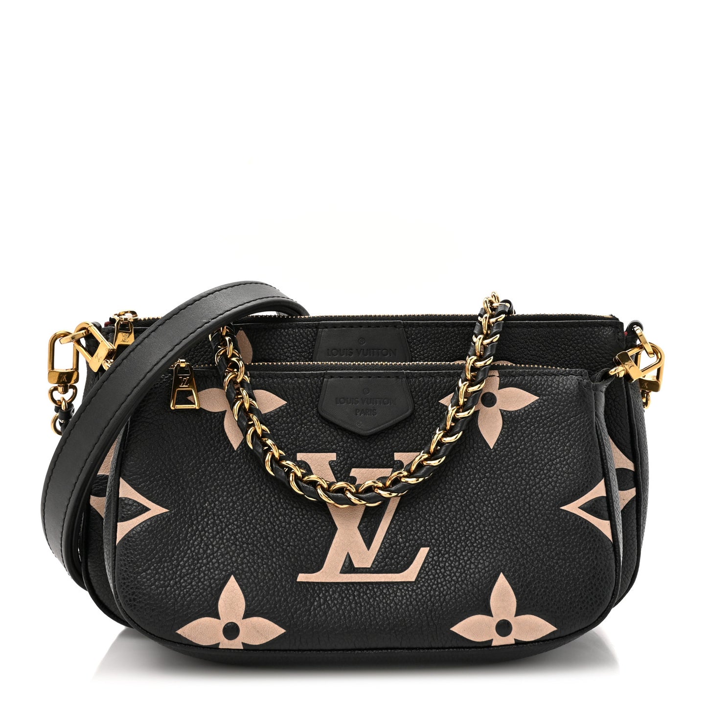 Empreinte Monogram Giant Multi Pochette Accessories Black Beige