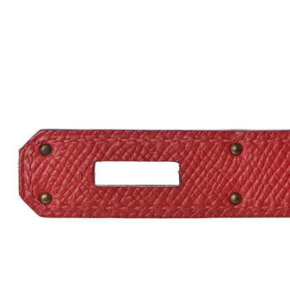 Hermes Epsom Birkin 30 Rouge Casaque 12 of 38