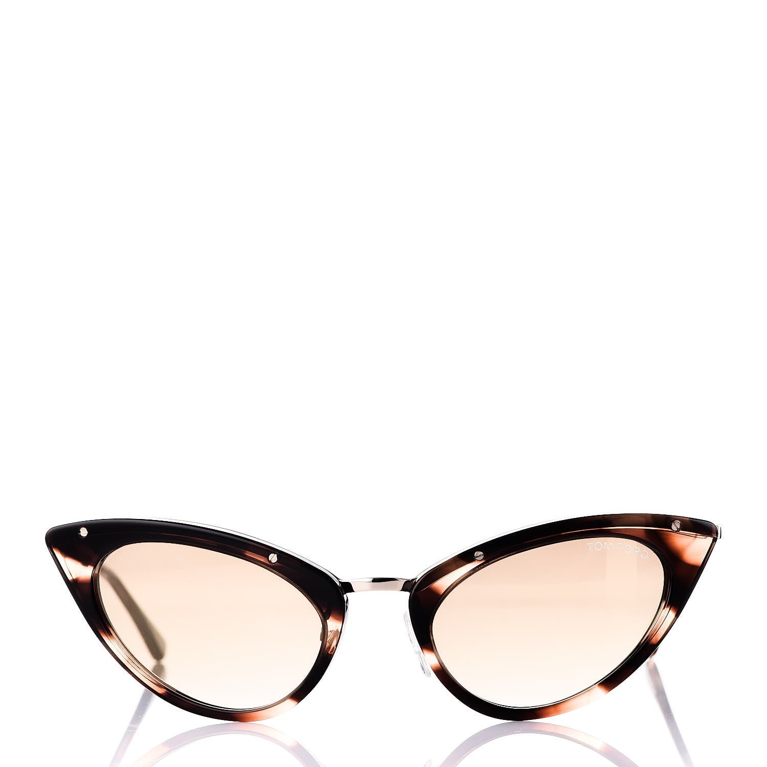 Tom Ford Grace Cat Eye Sunglasses TF349 Havana 2 of 7