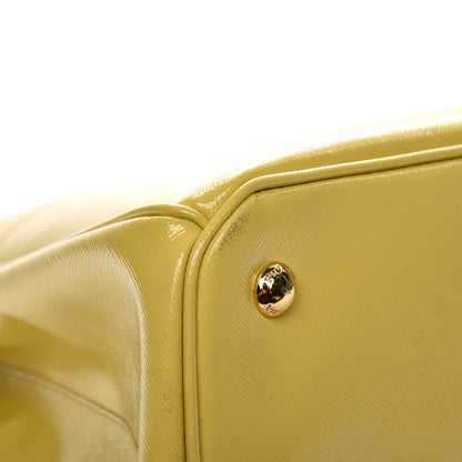 Prada Saffiano Vernice Tote Ananas 13 of 17