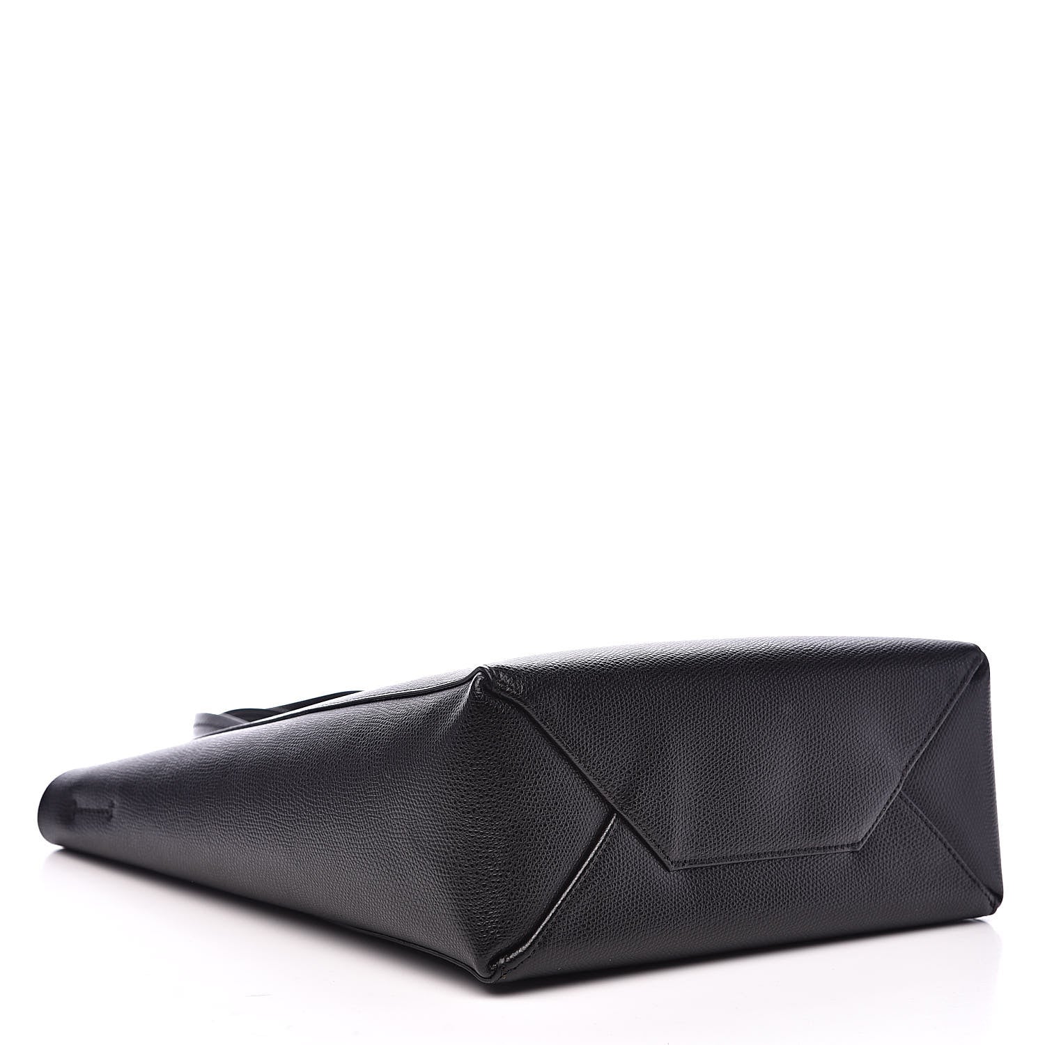 Celine Grained Calfskin Small Vertical Cabas Black 4 of 10