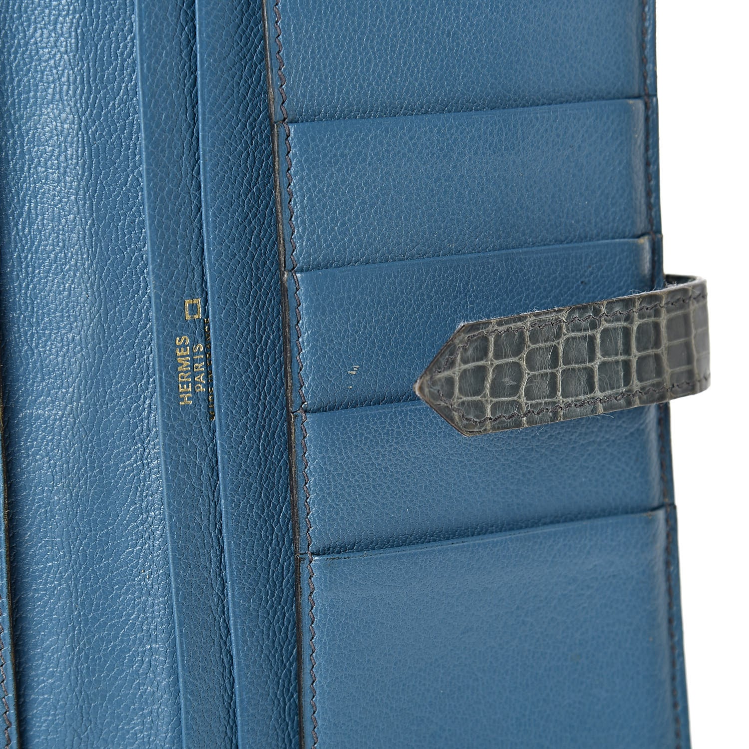 Hermes Matte Alligator Bearn Wallet 10 of 14