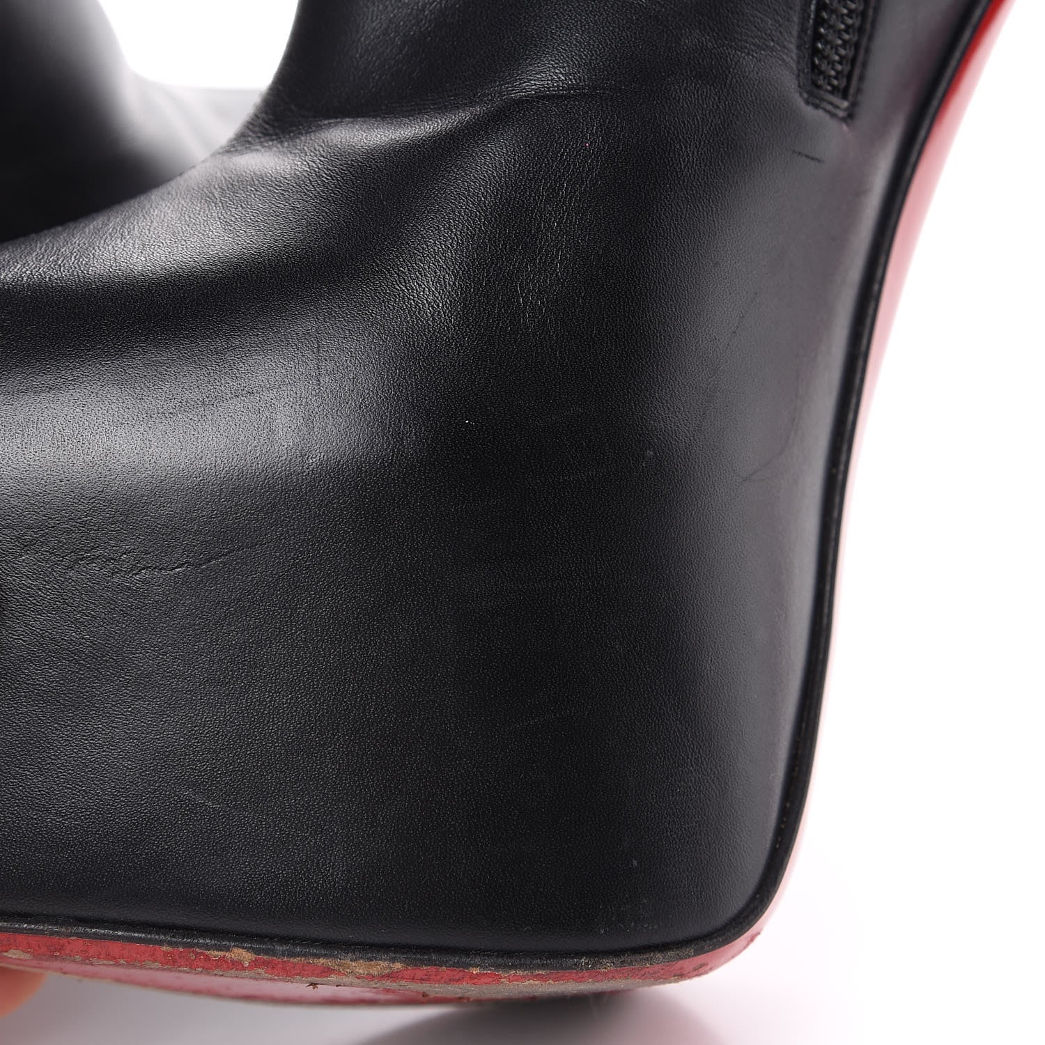 Christian Louboutin Calfskin Daf Booty 160 Ankle Boots 40 Black 10 of 13