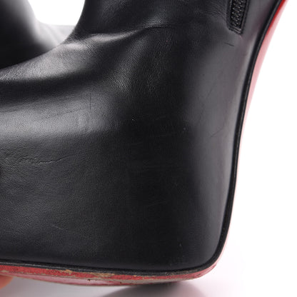 Christian Louboutin Calfskin Daf Booty 160 Ankle Boots 40 Black 10 of 13