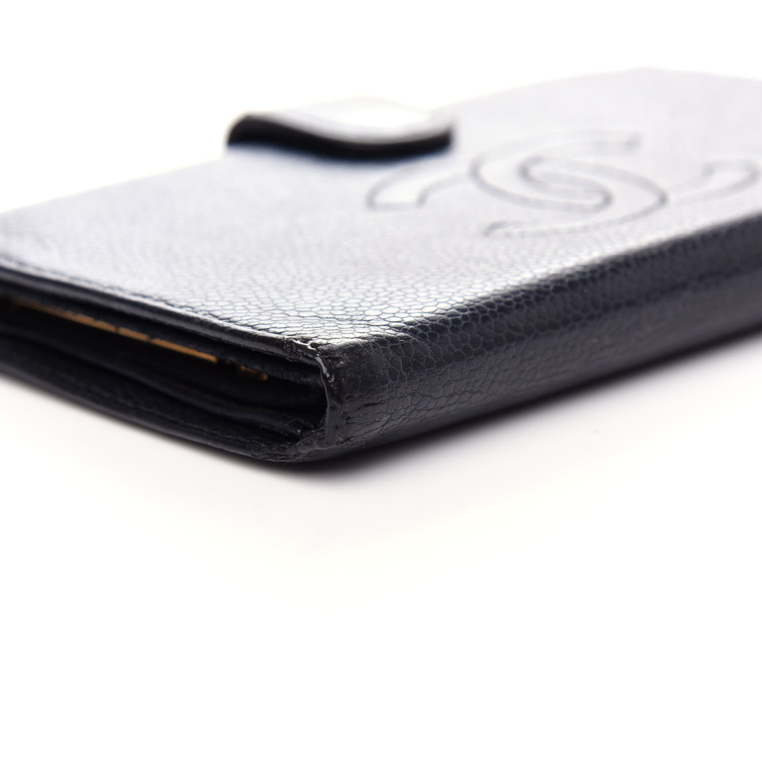 Chanel Caviar Timeless CC French Wallet Black 9 of 10