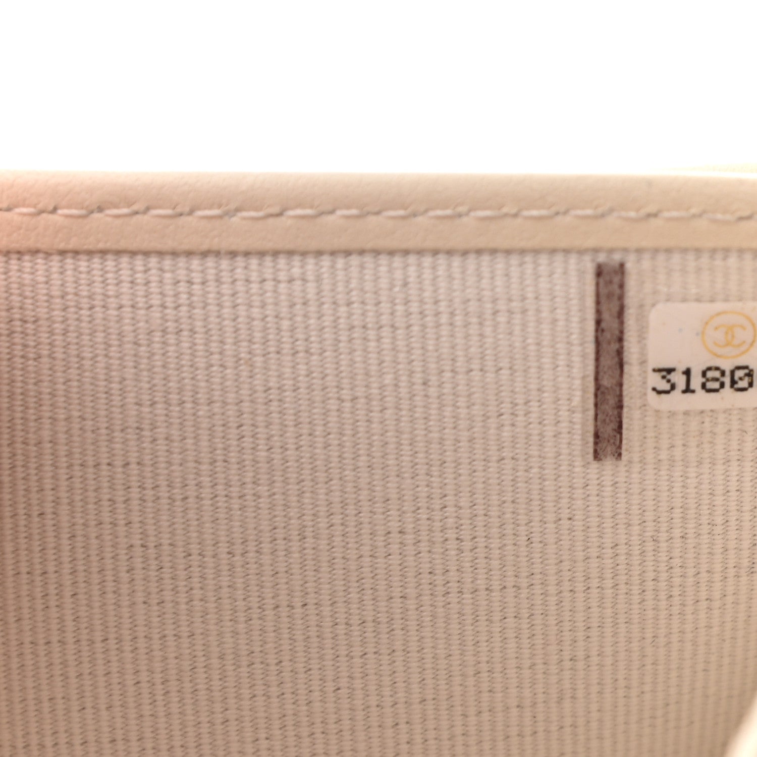 Chanel Caviar Quilted Compact Flap Wallet White 7 of 7