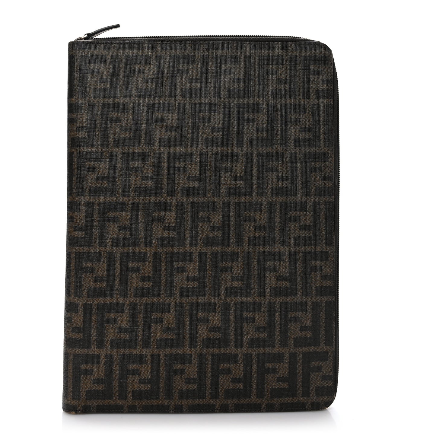 Zucca Spalmati Zip Around Document Holder Tobacco