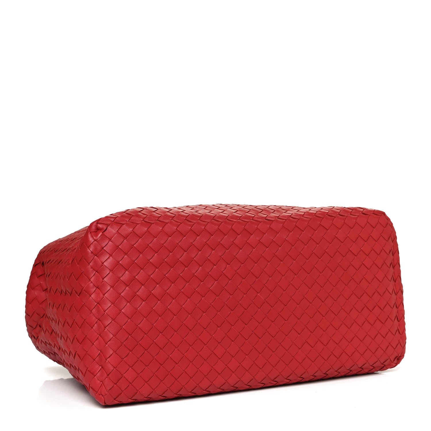 Bottega Veneta Nappa Intrecciato Brick Tote Red 3 of 10