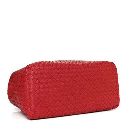 Bottega Veneta Nappa Intrecciato Brick Tote Red 3 of 10