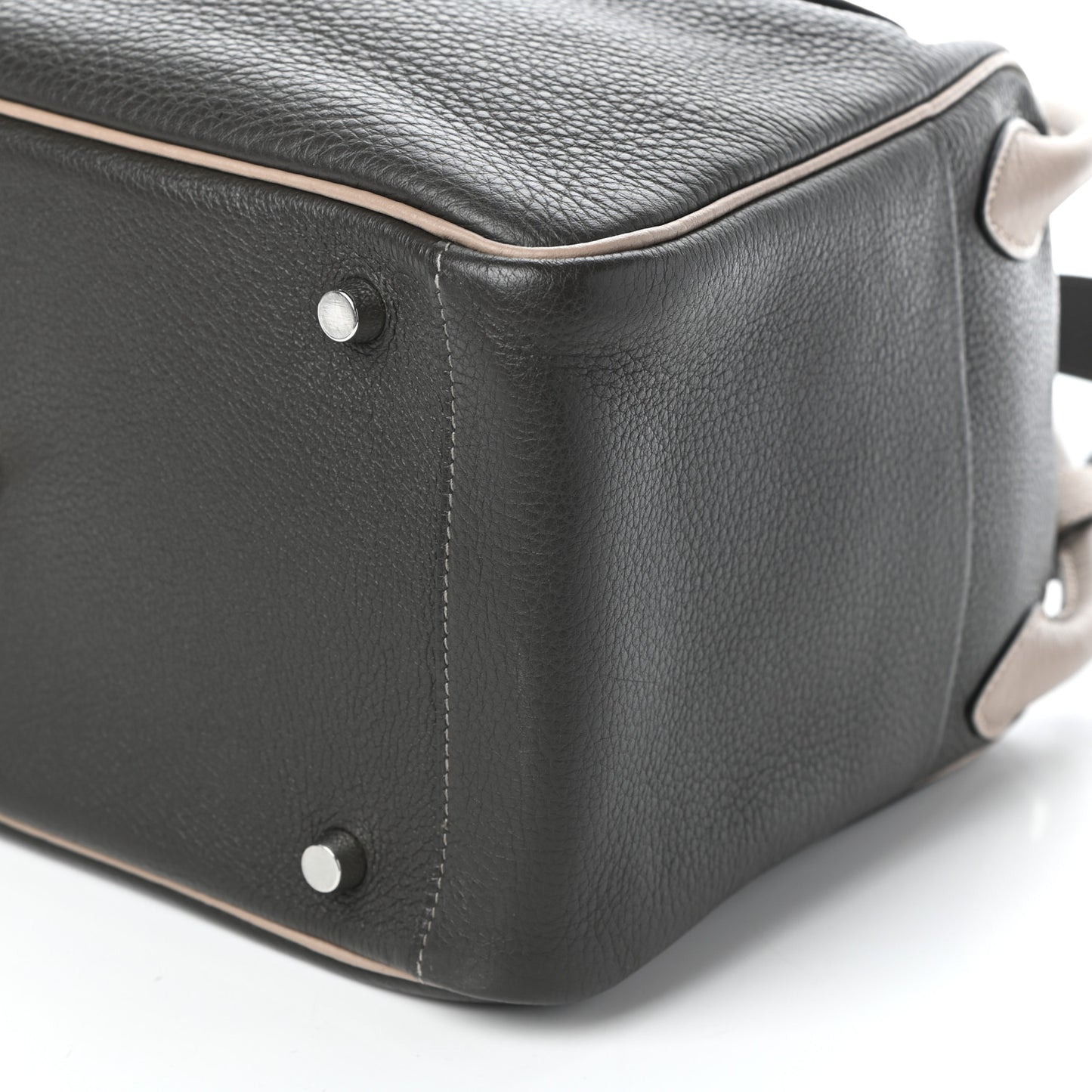 Taurillon Clemence Bi-Color Lindy 30 Graphite Gris Tourterelle