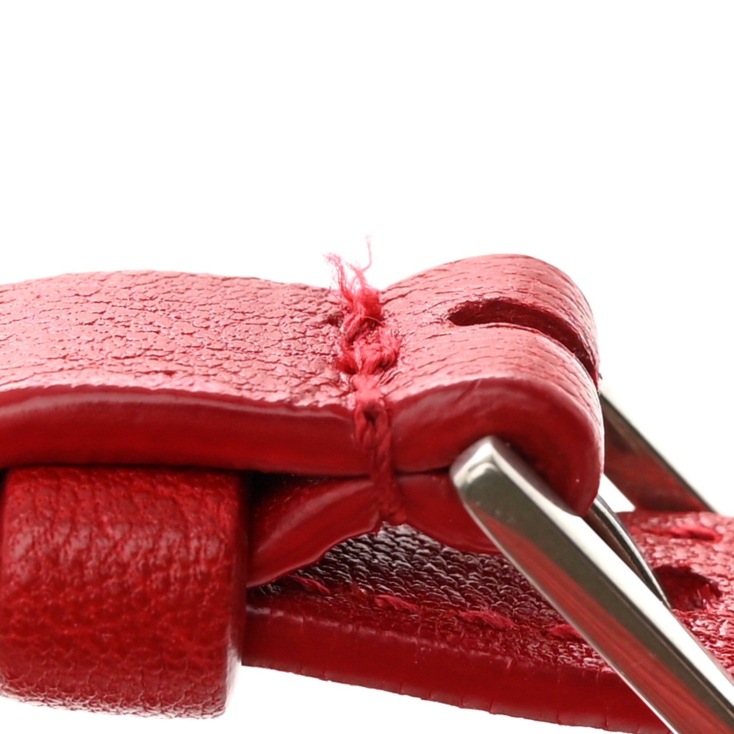 Saint Laurent Lambskin Monogram Lou Belt Bag Red 12 of 12