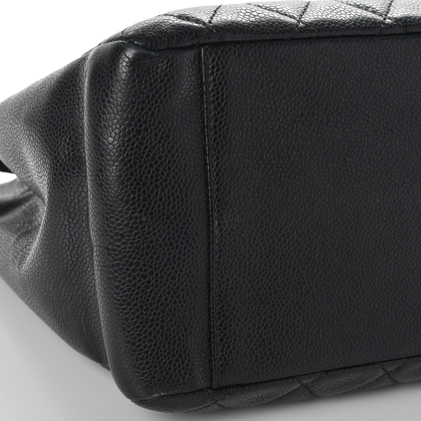 Caviar Quilted Grand Shopping Tote GST Black