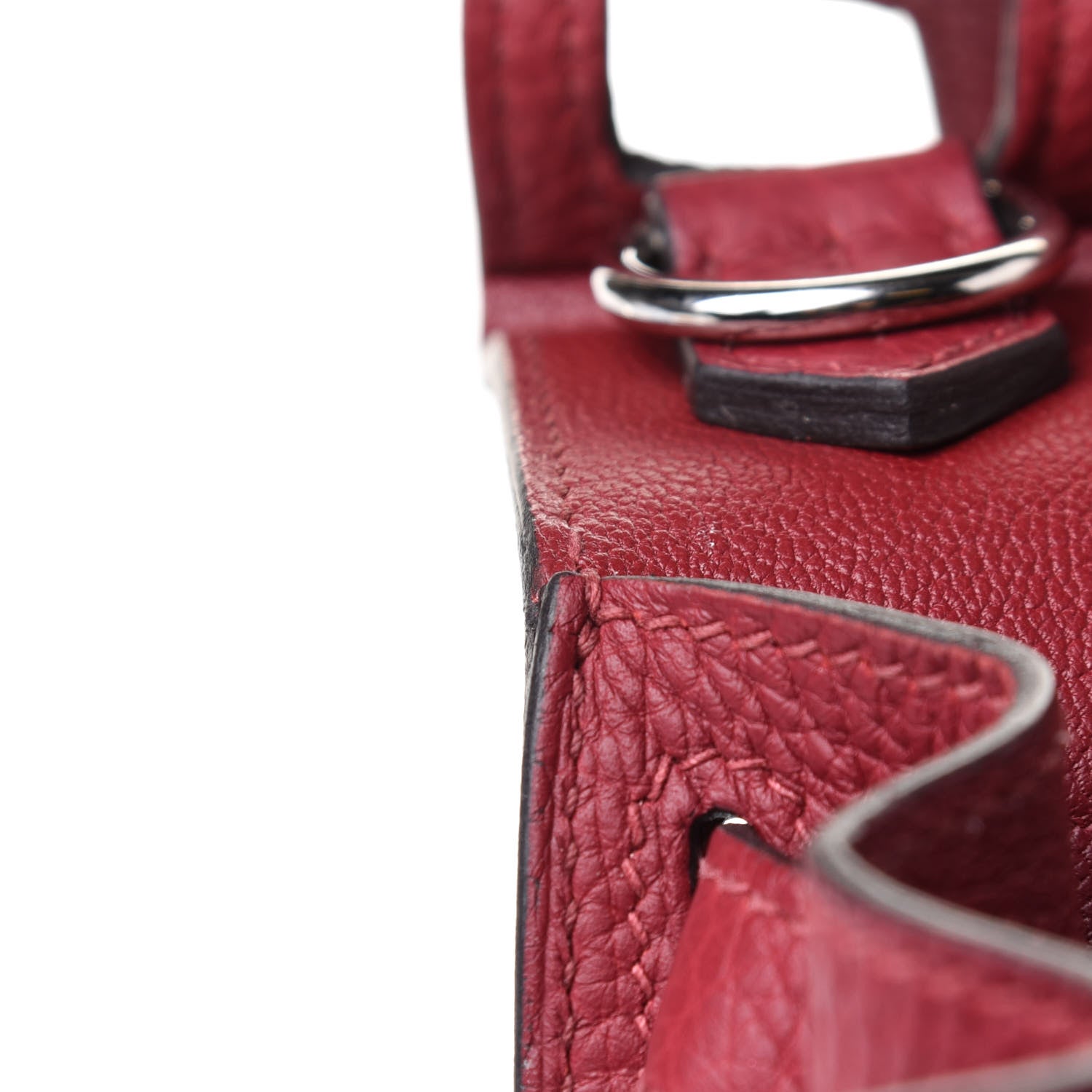 Hermes Taurillon Clemence Jypsiere 28 Rouge Grenat 14 of 14