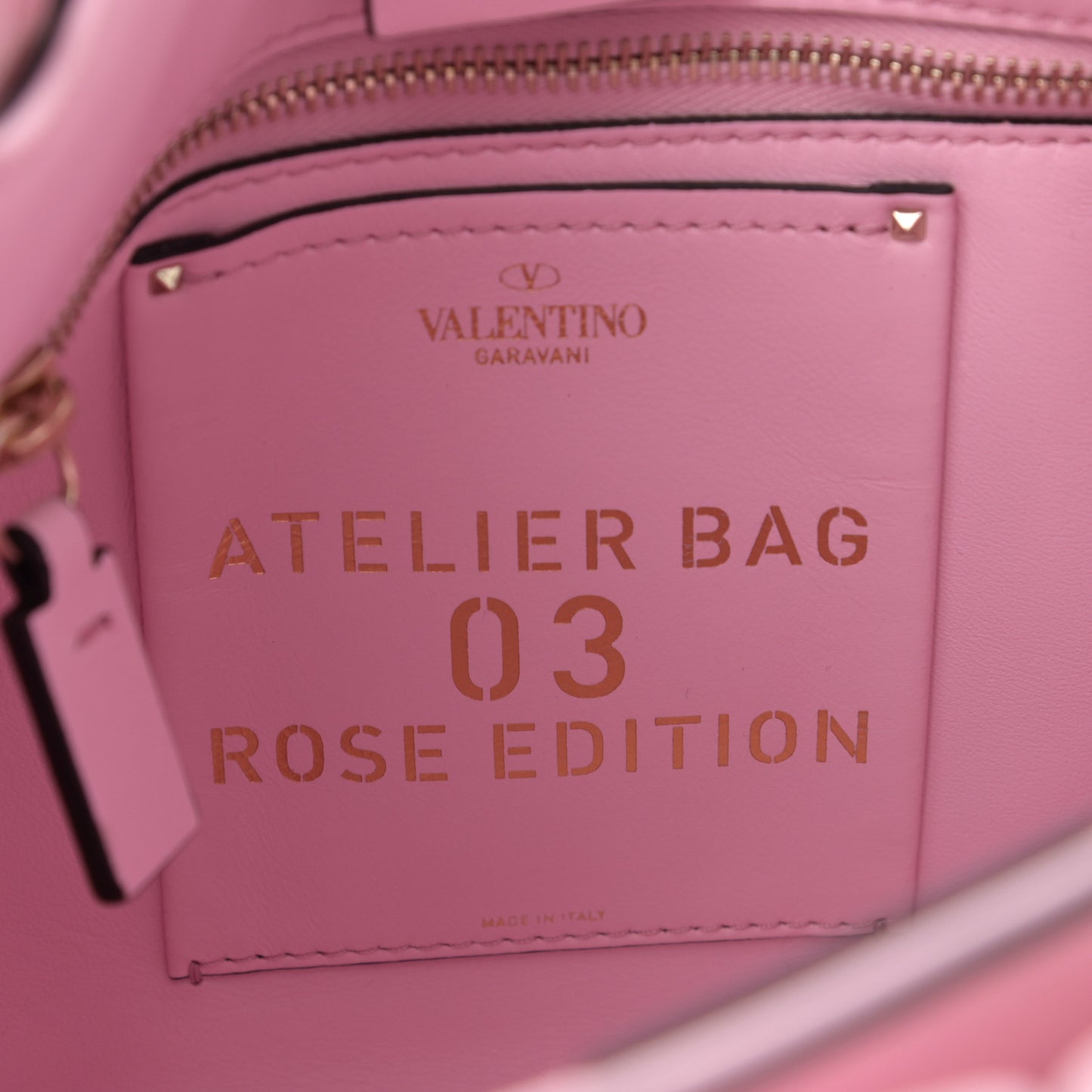 Nappa Atelier 03 Rose Edition Small Hobo Pink Borealis
