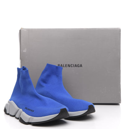 Balenciaga Neoprene Knit Mens Speed Sneakers 41 Bleu 7 of 8