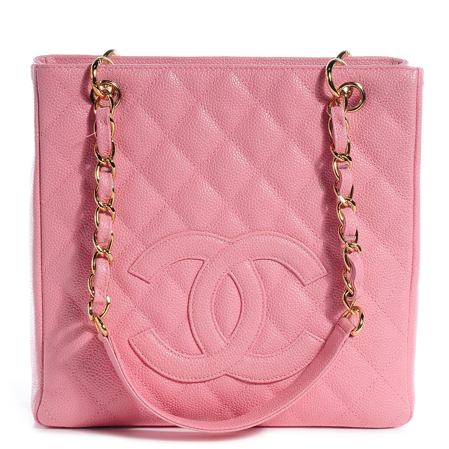 Chanel Caviar Petit Shopping Tote PST Pink 1 of 9