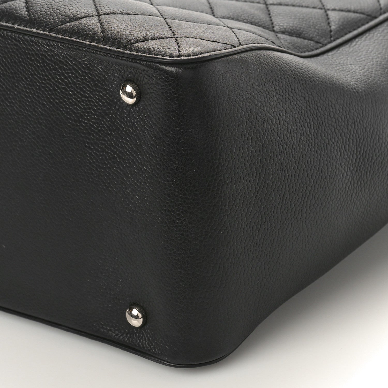Chanel Caviar Quilted Large CC Box Shopping Tote Black 8 of 8