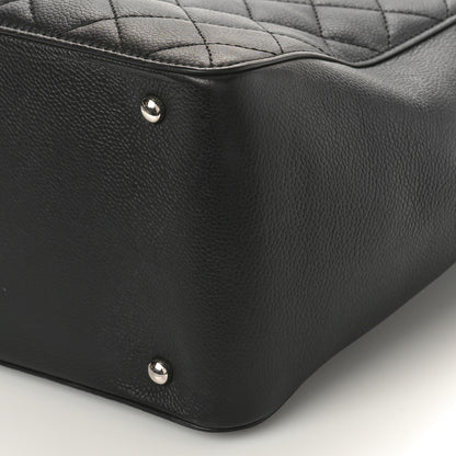 Chanel Caviar Quilted Large CC Box Shopping Tote Black 8 of 8