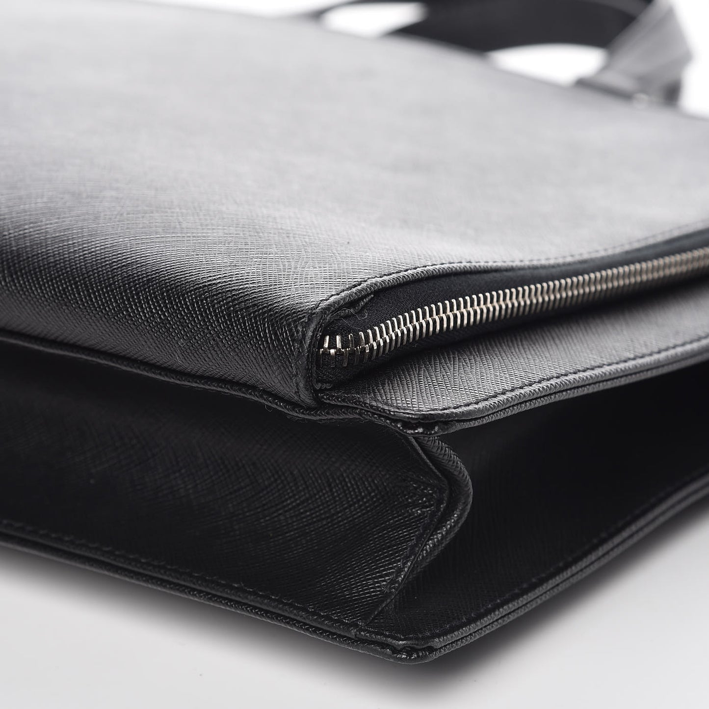 Saffiano Travel Briefcase Black