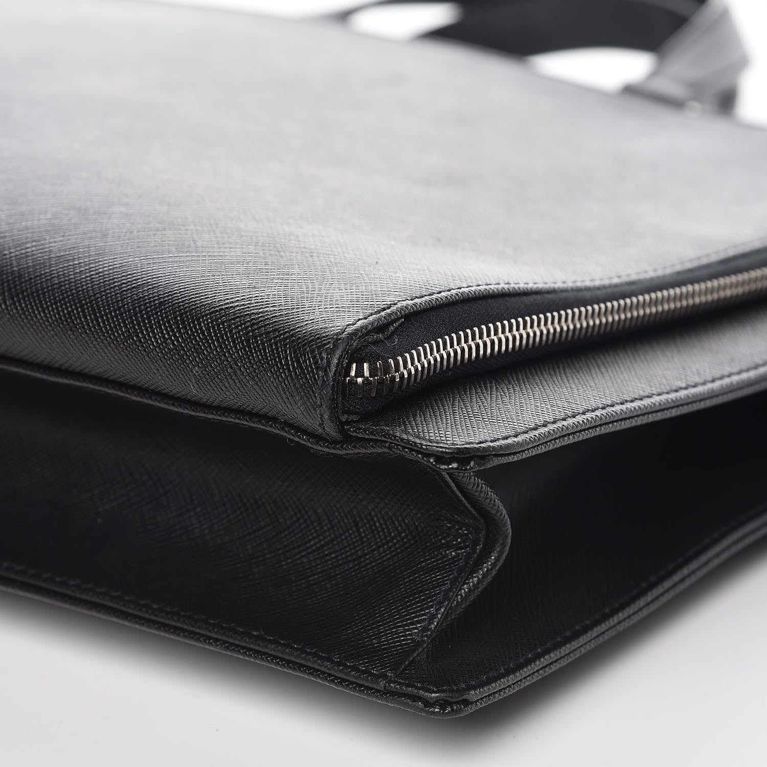 Prada Saffiano Travel Briefcase Black 16 of 16