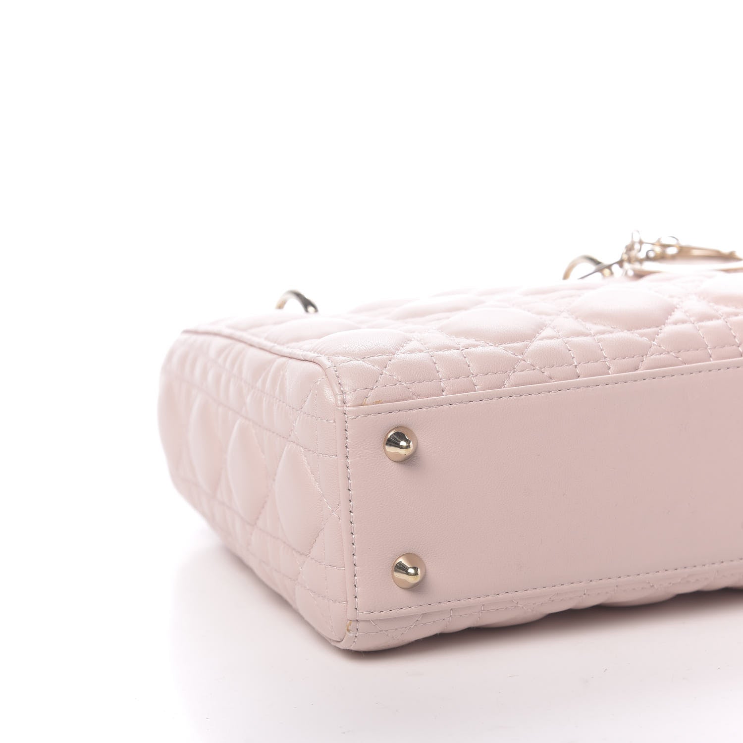Christian Dior Lambskin Cannage Small Lucky Badges My Lady Dior Pink 7 of 10