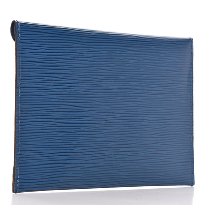 Louis Vuitton Epi Envelope Pouch Indigo 3 of 6