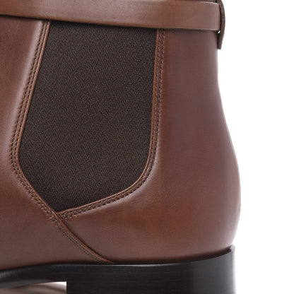Louis Vuitton Calfskin Loyalty Flat Ankle Boots 38.5 7 of 10