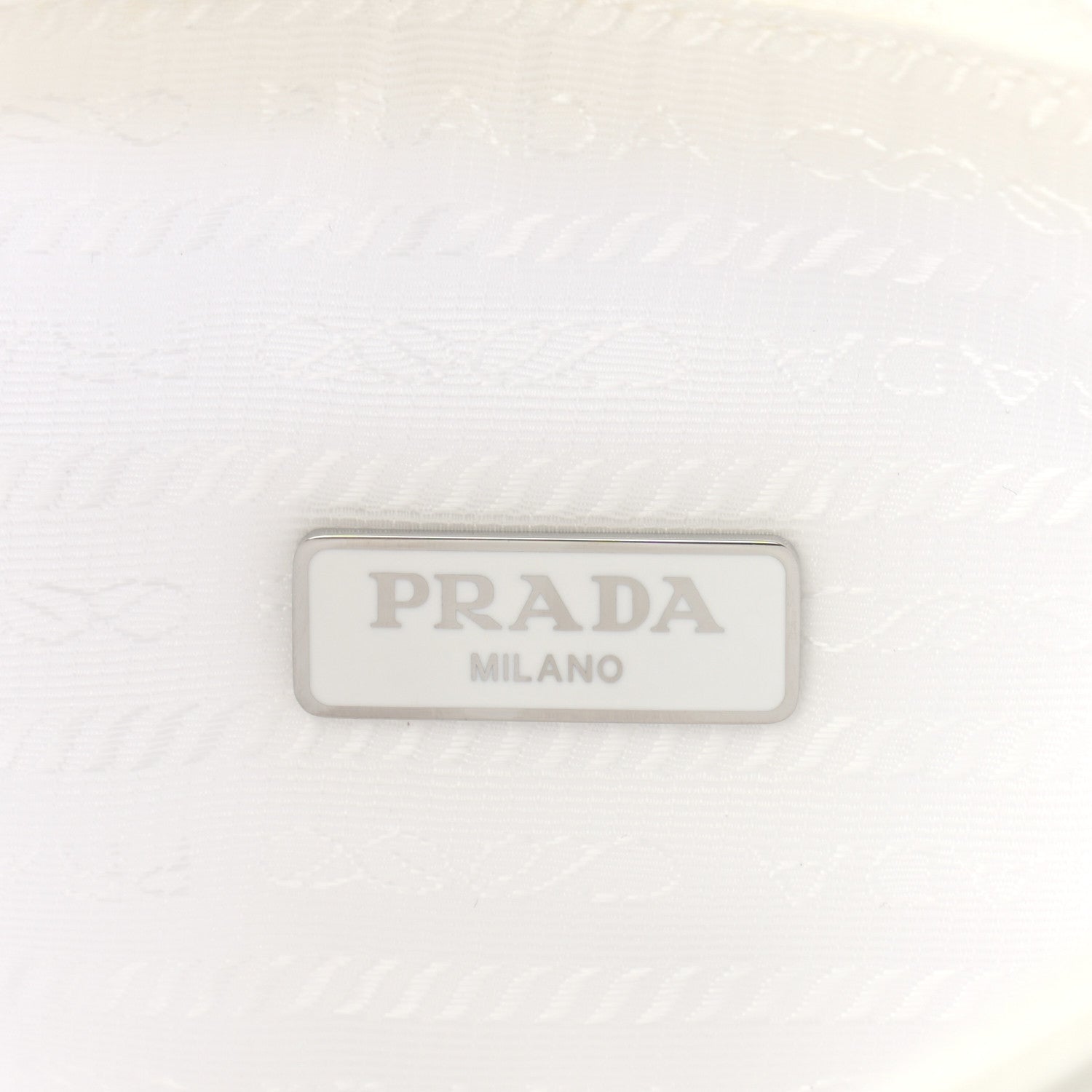 Prada Tessuto Nylon Mini Re-Edition 2000 Bag White 6 of 11