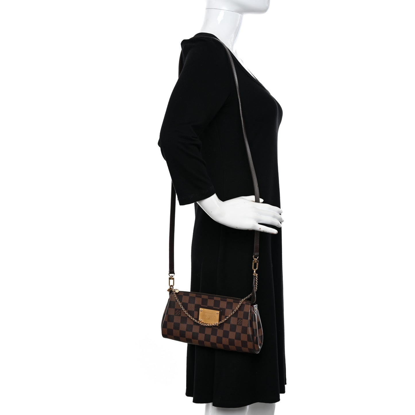 Damier Ebene Eva Clutch