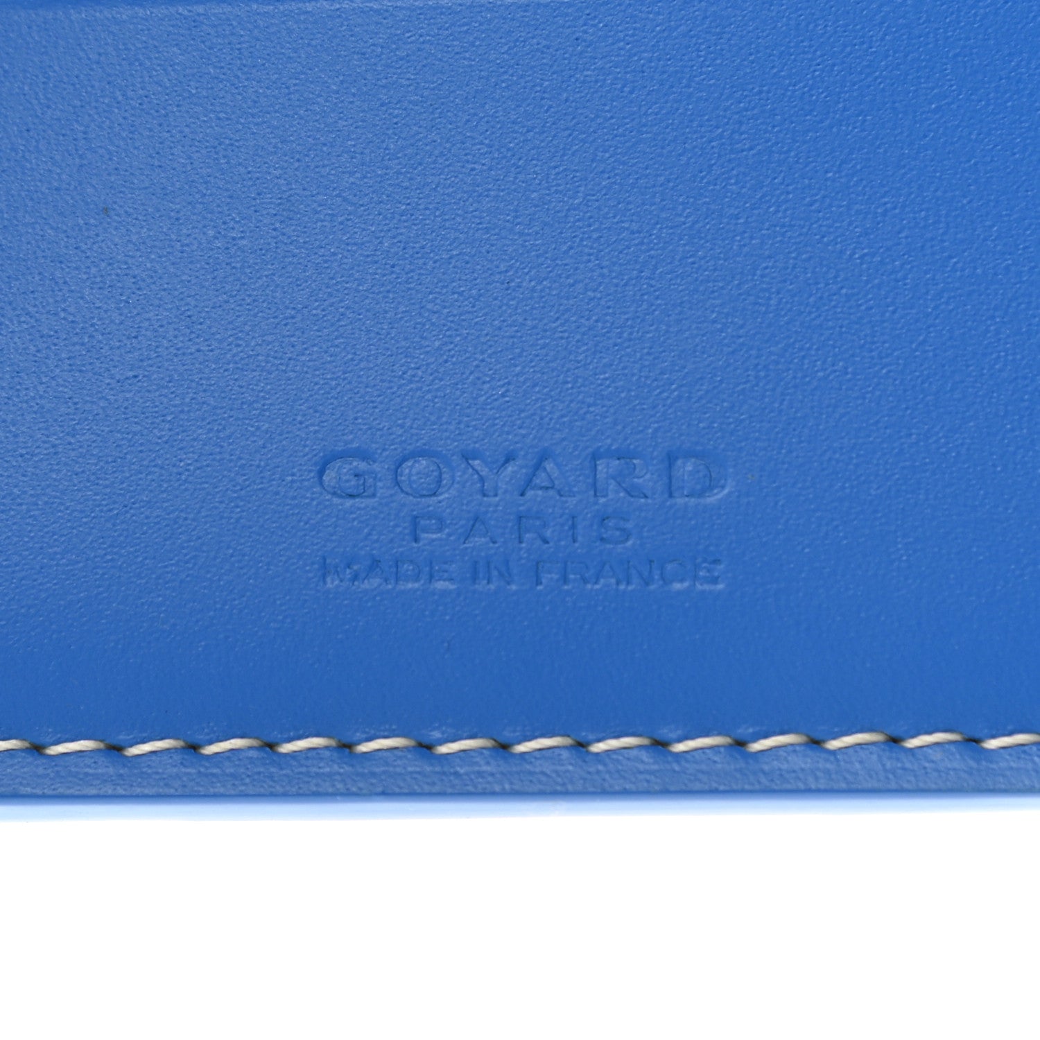 Goyard Goyardine Card Case Sky Blue 6 of 7