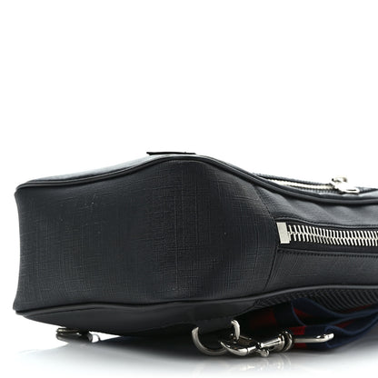 Gucci GG Supreme Monogram Web Belt Bag Black Grey 9 of 9