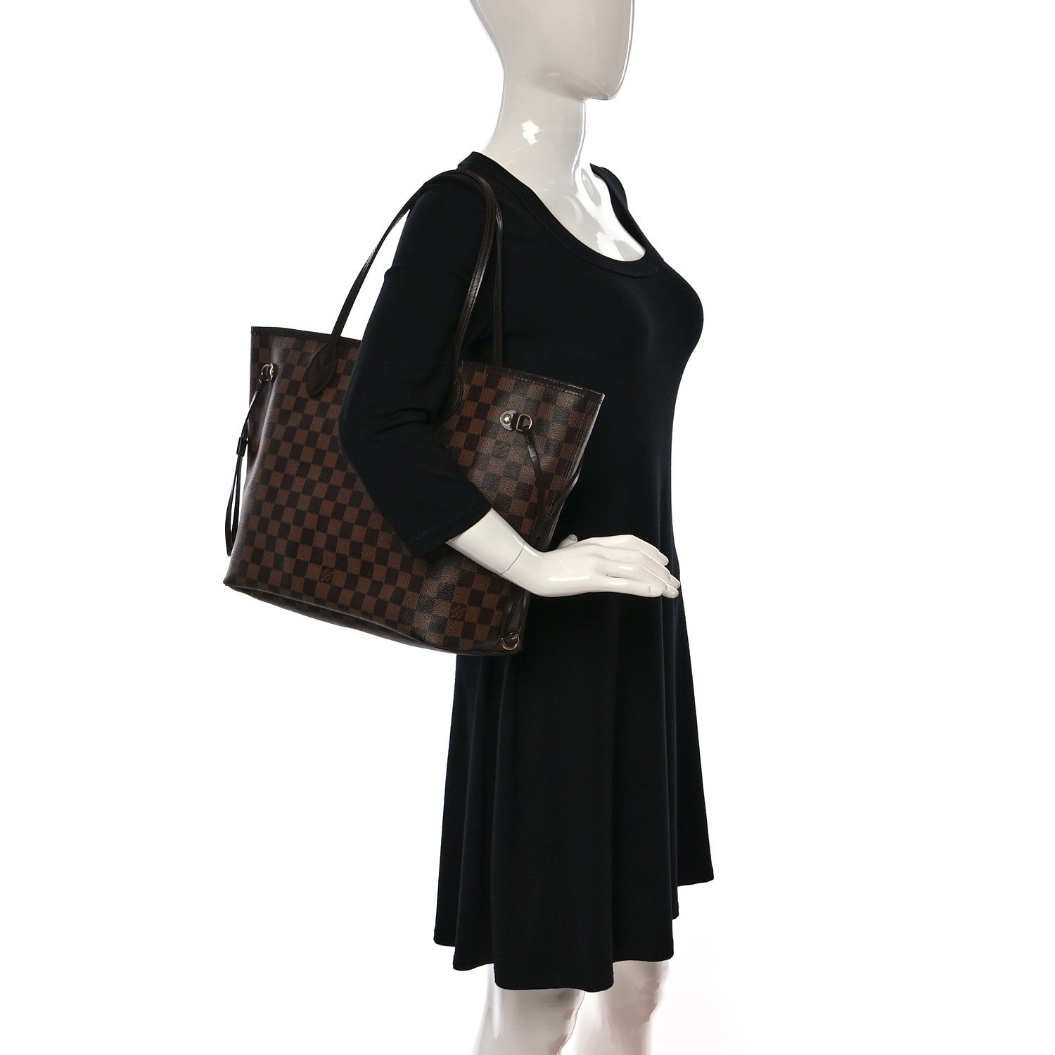 Louis Vuitton Damier Ebene Neo Neverfull MM 2 of 9