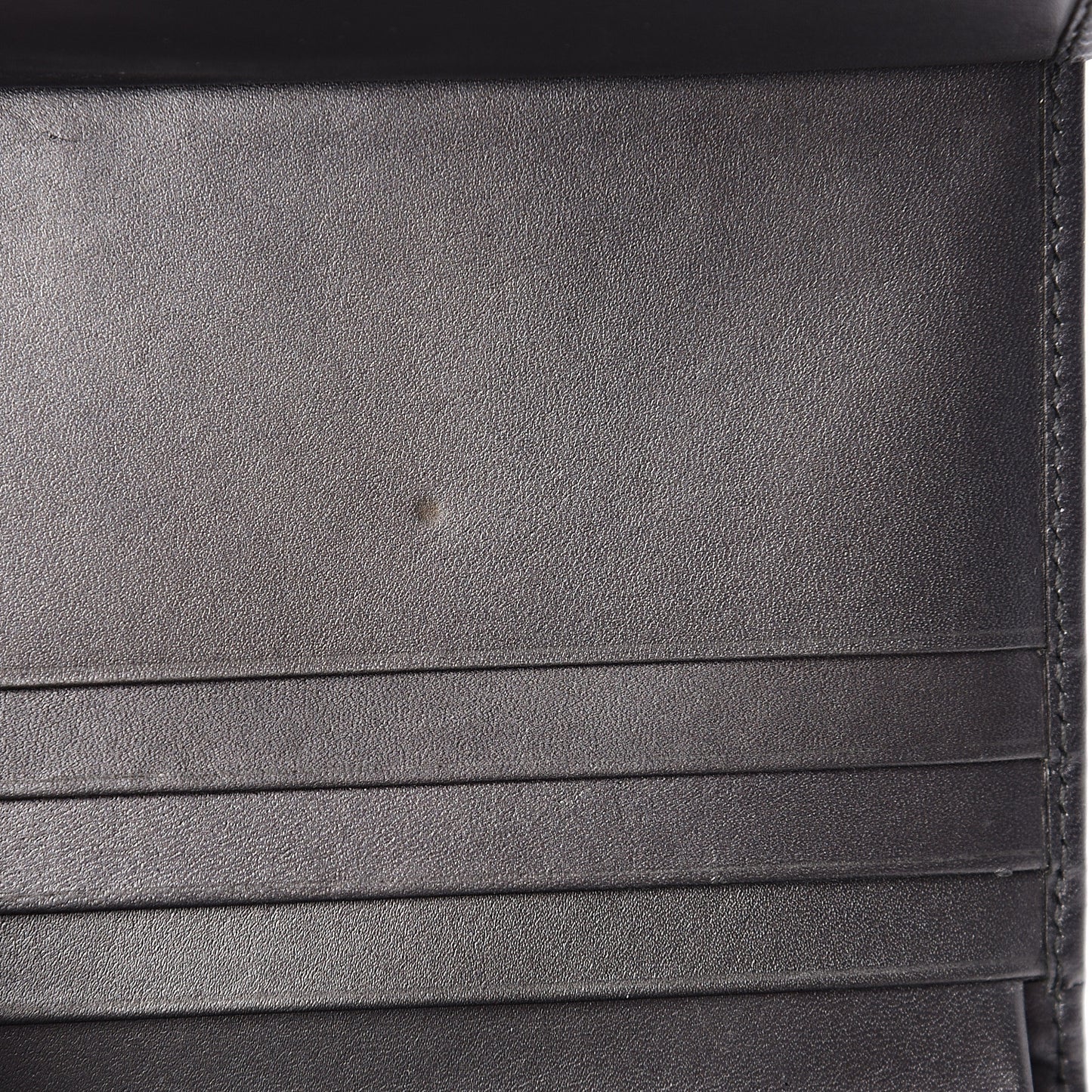 Calfskin Flap Wallet Grey