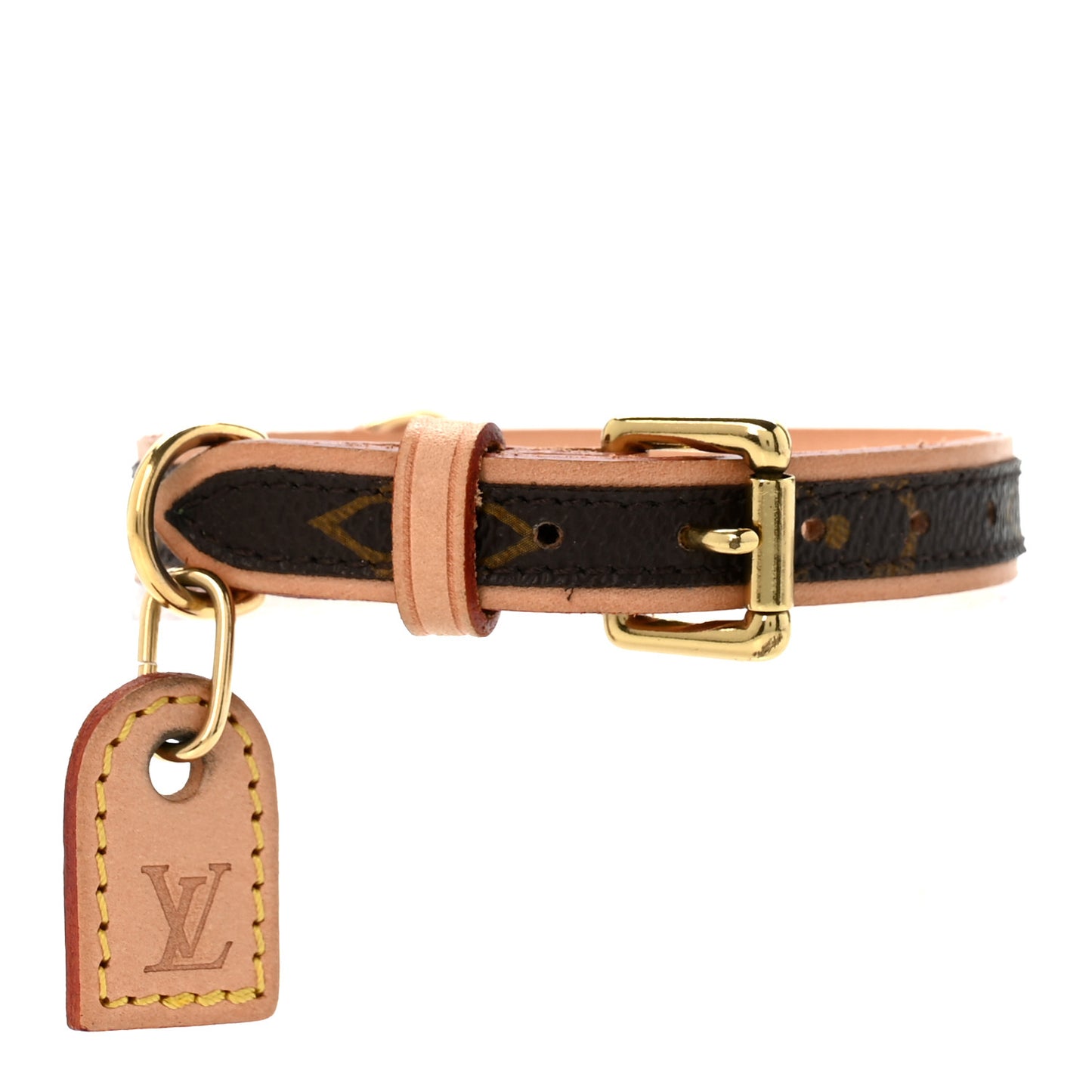 Monogram Baxter Dog Collar PM
