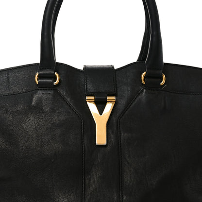 Saint Laurent Sheepskin Medium Cabas Chyc Black 8 of 10