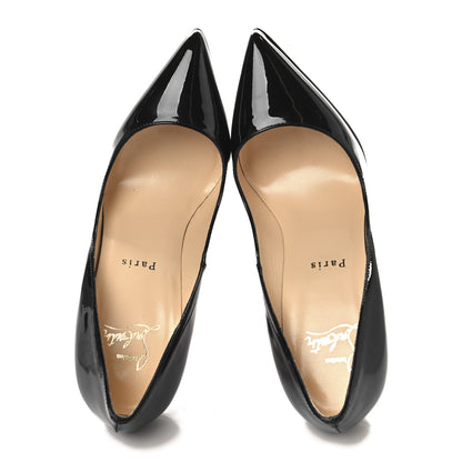 Christian Louboutin Patent Pigalle Plato 120 Pumps 36 Black 2 of 8