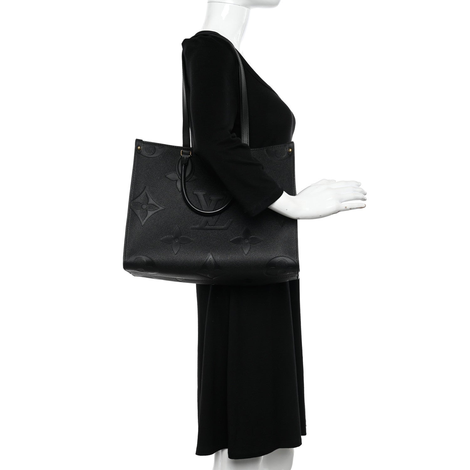 Louis Vuitton Empreinte Monogram Giant Onthego MM Black 2 of 10