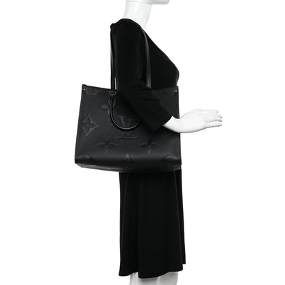 Louis Vuitton Empreinte Monogram Giant Onthego MM Black 2 of 10