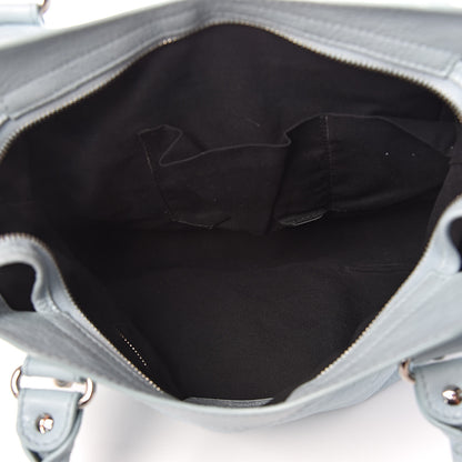 Balenciaga Agneau Giant 12 Silver Hardware Town Bleu Dragee 5 of 10