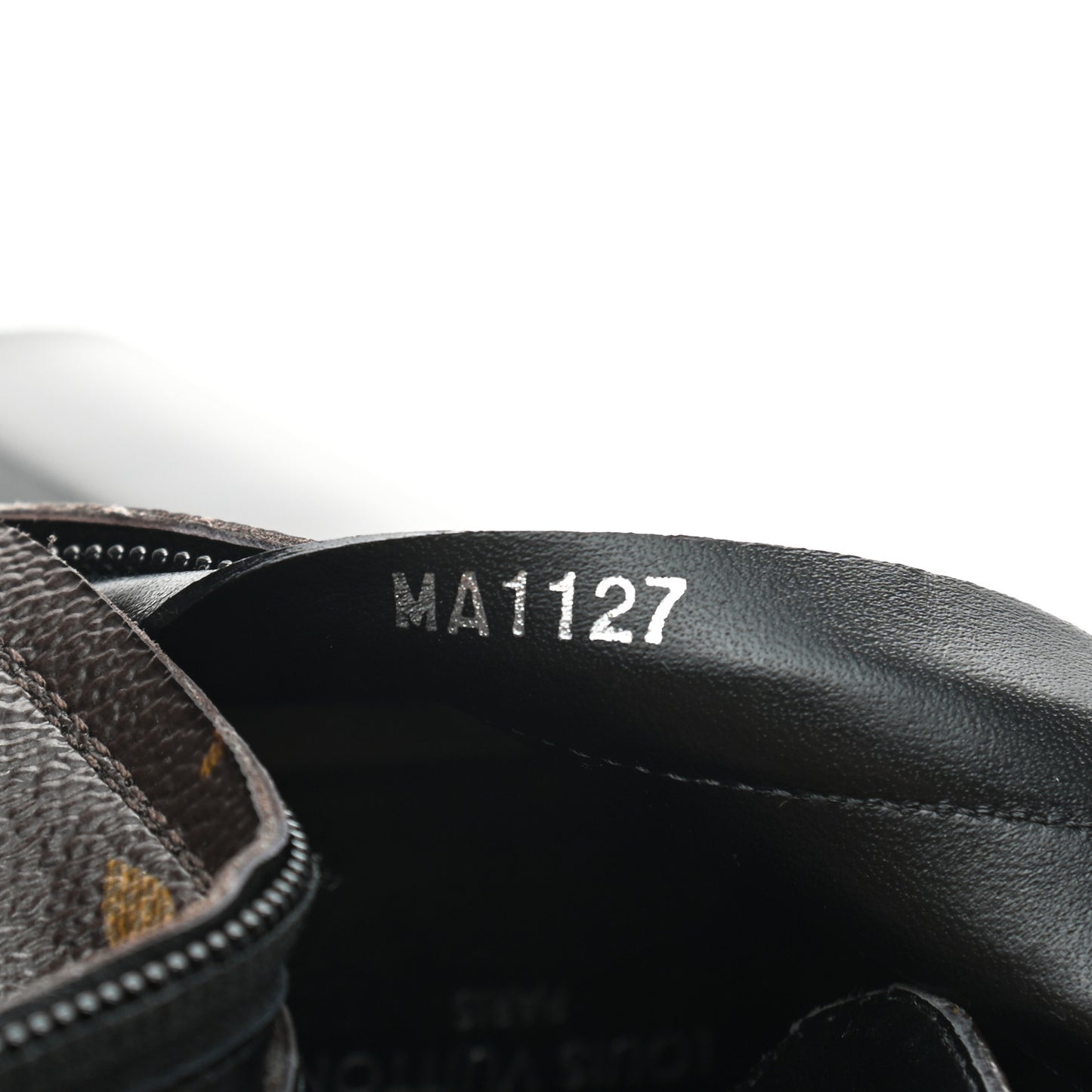 Patent Calfskin Monogram Star Trail Ankle Boots 40 Black