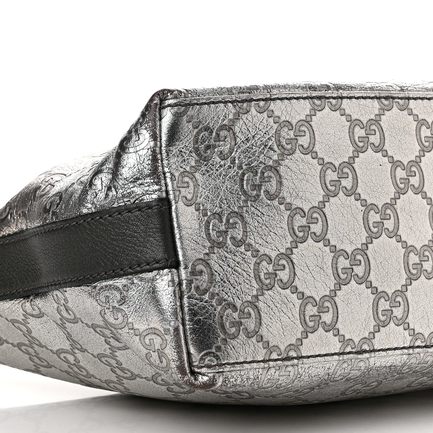 Gucci Guccissima Hobo Silver 9 of 17