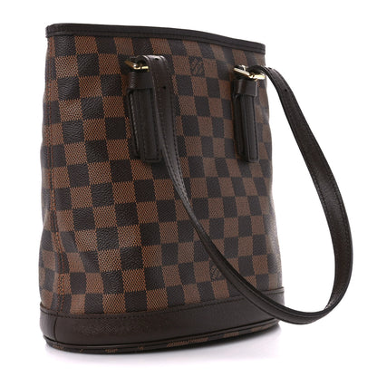 Louis Vuitton Damier Ebene Marais Bucket 23 4 of 14