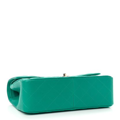 Chanel Caviar Quilted Jumbo Double Flap Turquoise 4 of 11